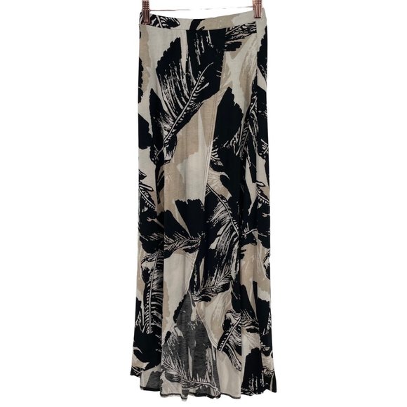 AKIRA Dresses & Skirts - Akira Women's Size Small/Medium Black Label Tan, Cream & Black Maxi Skirt